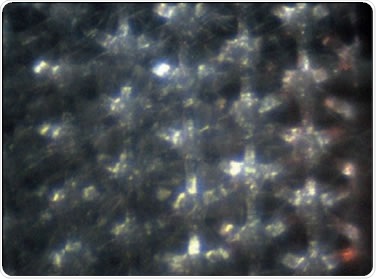 Optical view of the wound dressing