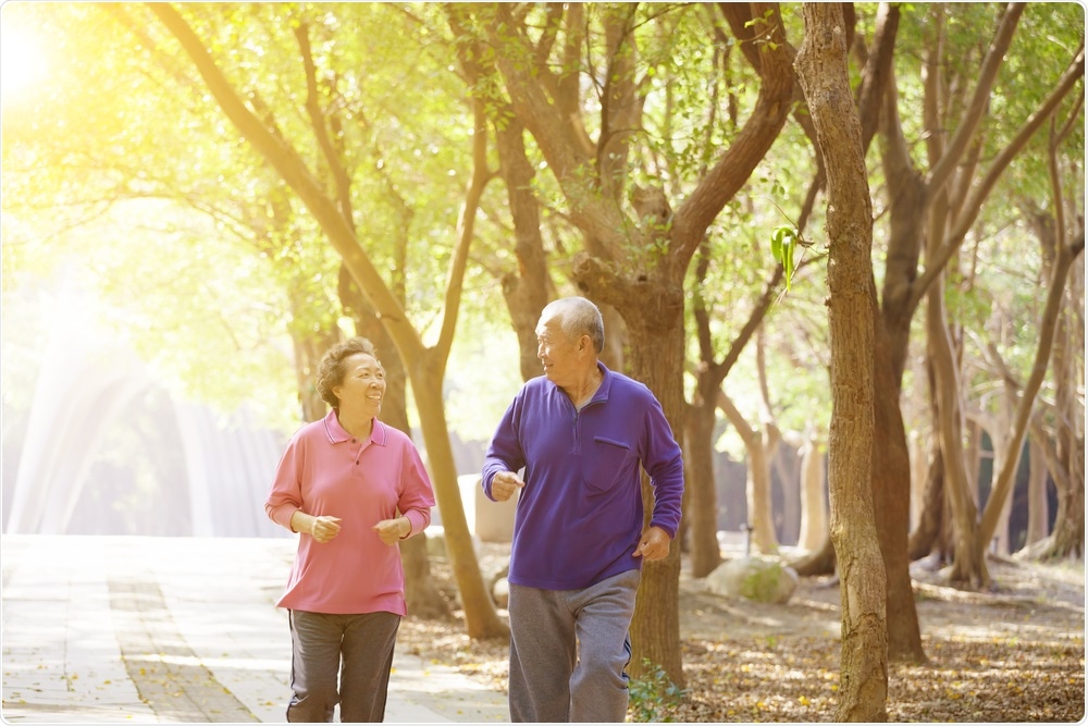 Old people exercising - By Tom Wang
