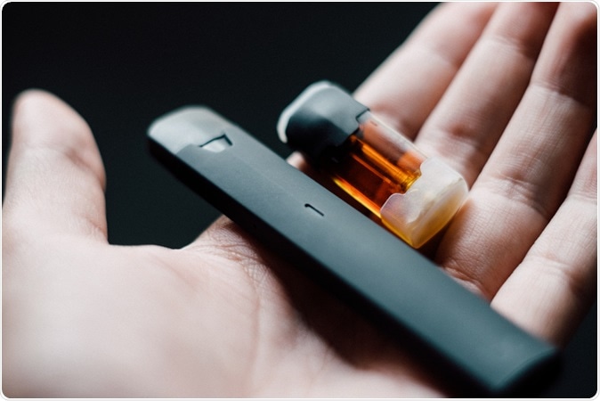 Disposable vape pen. Image Credit: GrungeElfz / Shutterstock