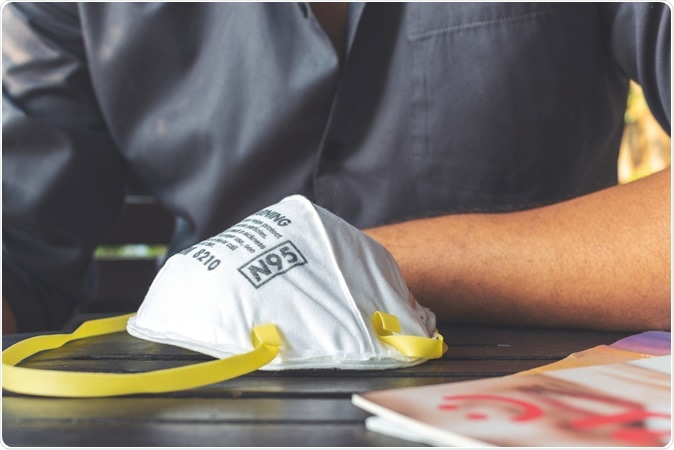 N95 air filter mask. Memory Stockphoto / Shutterstock