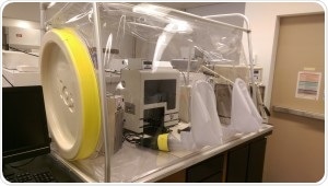 The RapidPick SP in an Anaerobic Chamber. Image Credit: Hudson Robotics The RapidPick SP in an Anaerobic Chamber. Image Credit: Hudson Robotics