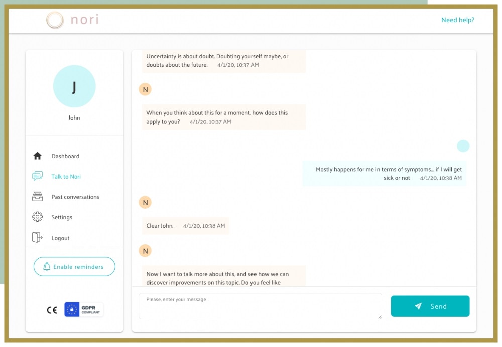 Nori Health offers conversational coach for people with Crohn