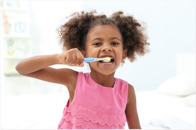 Child Brushing Teeth