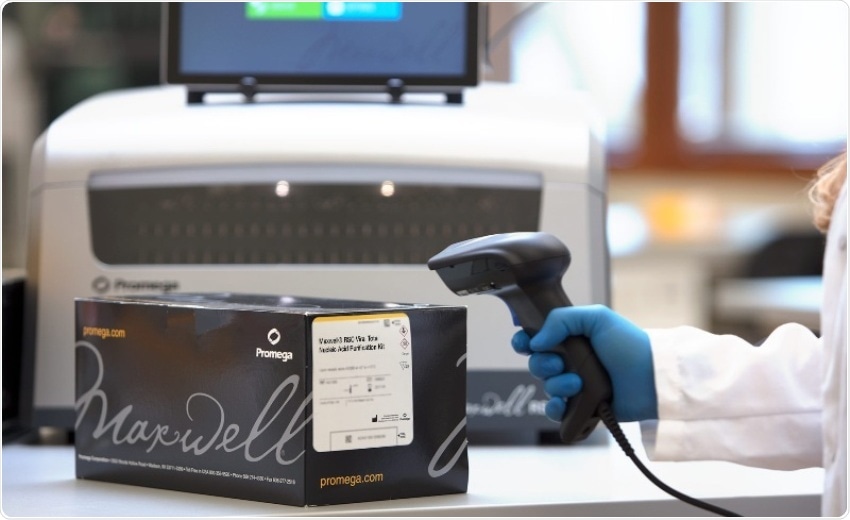 Promega Maxwell Extraction System added to CDC COVID-19 diagnostic protocol