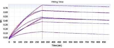 Applying molecular interaction technology in SPR and BLI research Screening of cell supernatant against target protein NP (Octet data)