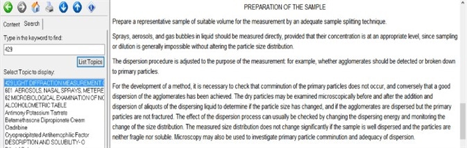 Establishing a method for laser diffraction particle size analysis of lactose powder
