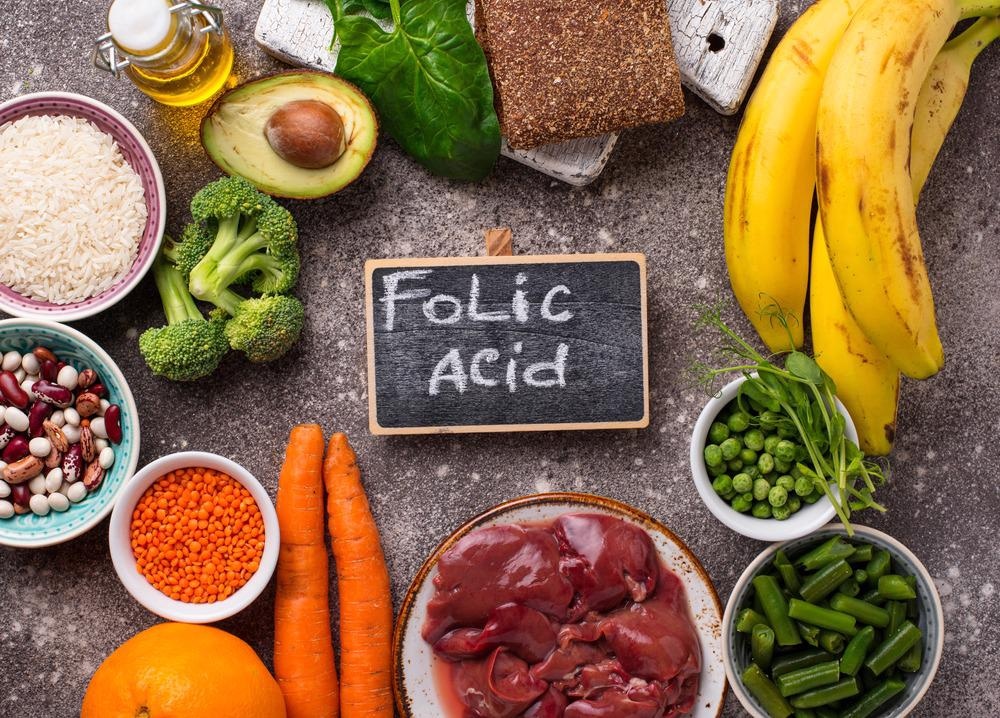 Food rich in folic acid