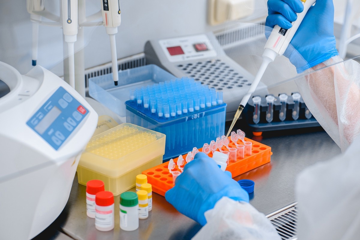 Molecular genetic testing may be used to aid the diagnosis of Jackson-Weiss syndrome. Image Credit: Salov Evgeniy/Shutterstock