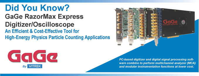 Why physicists choose the GaGe RazorMax Express for efficient particle measurement