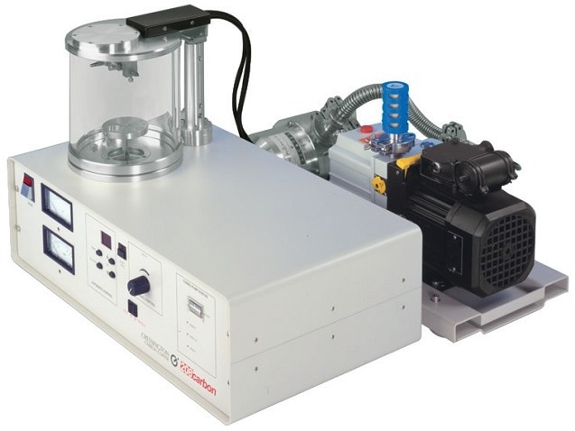 208C high vacuum turbo carbon coater from Ted Pella