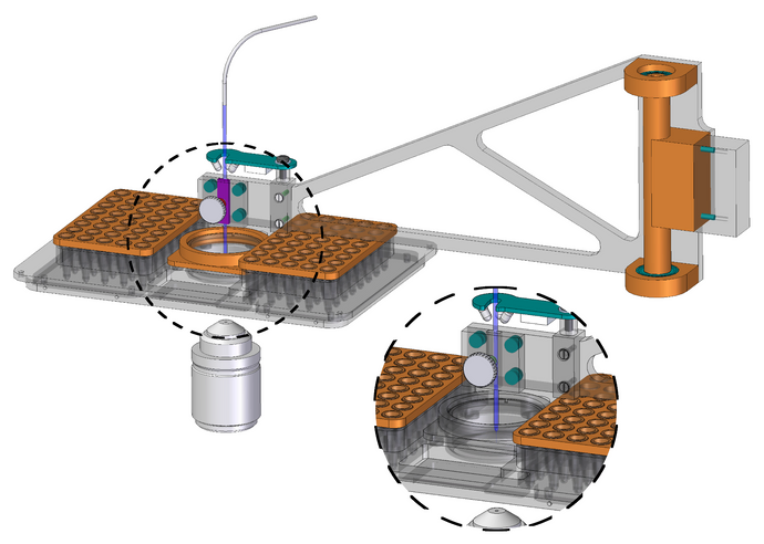 Microscope Extension Device–valve control