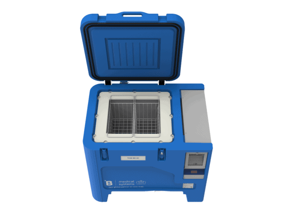 TCW80AC vaccine refrigerator with 83.4 L capacity and +4 °C set temperature