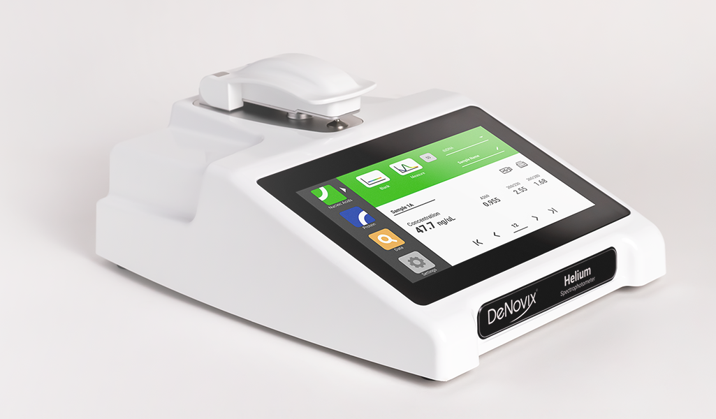 The Helium 1 µL Spectrophotometer for Research and Teaching Applications