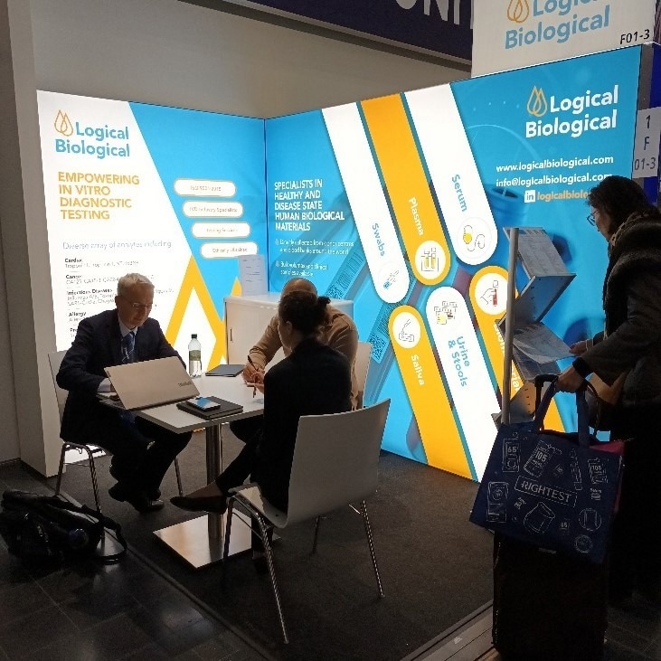 Logical Biological exhibit at MEDICA